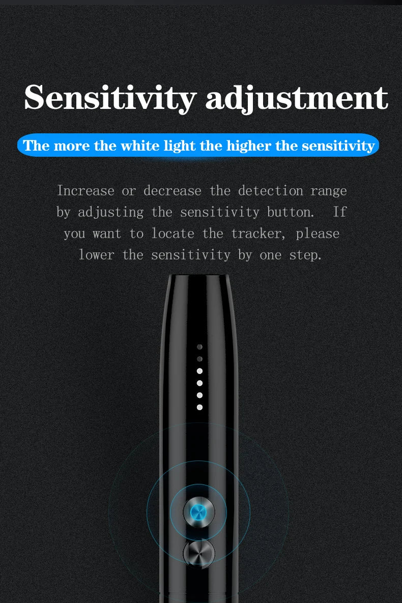 PrivacyGuard WT09 in hand showing compact pen-sized design